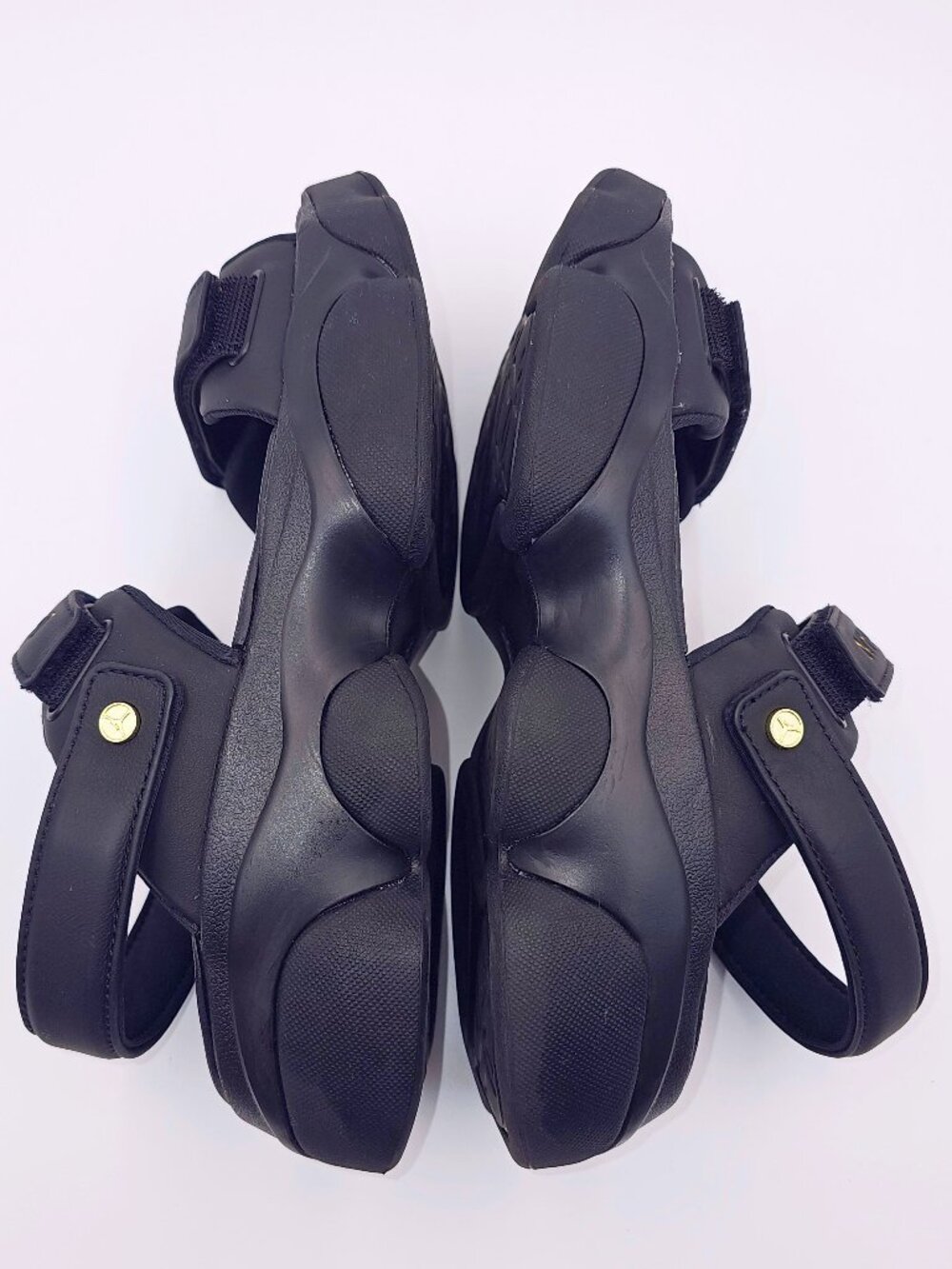 Jordan Deja Sandals Shoes Black Gold FN5036-001 Women's 11 / Men's 10 - Picture 6 of 11